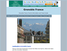 Tablet Screenshot of grenoblefrance.ca
